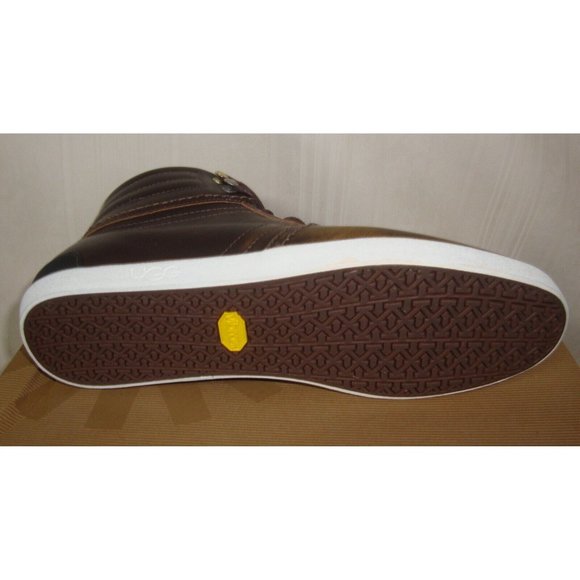 UGG  EMPIRE Men's Chestnut Leather Sneakers Size US 9,EU 42 EM-PIRE NIB #1000642 - Picture 8 of 8